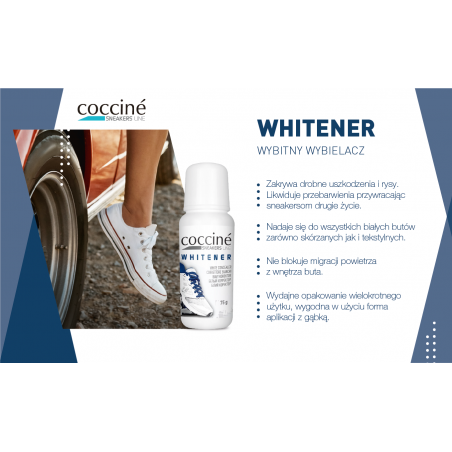 Biała farba do butów - Coccine Whitener
