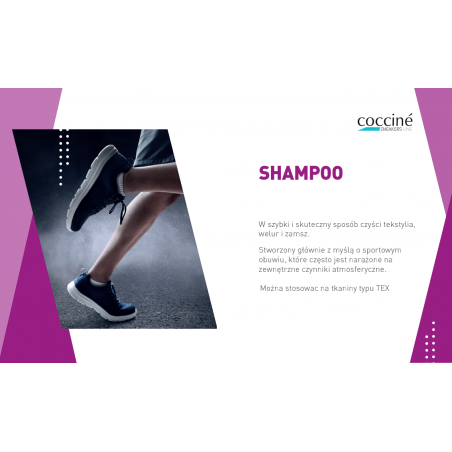 Wyczyść sneakersy z Coccine Shampoo