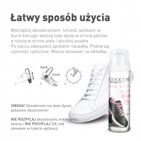 Dezodorant do damskich butów sportowych